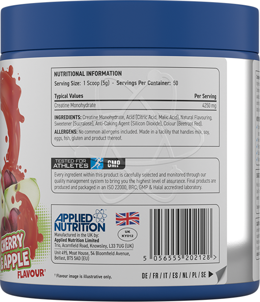 Applied Nutrition Flavoured Creatine Monohydrate Cherry & Apple (250 g)