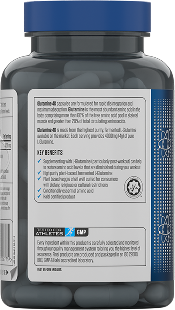Applied Nutrition Glutamine 4K (120 caps)