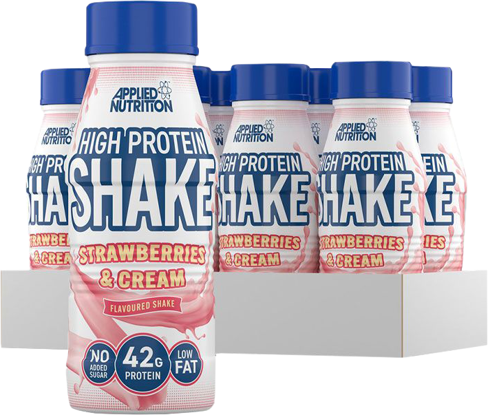 Applied Nutrition High Protein Shake Strawberries & Cream (8 x 500 ml)