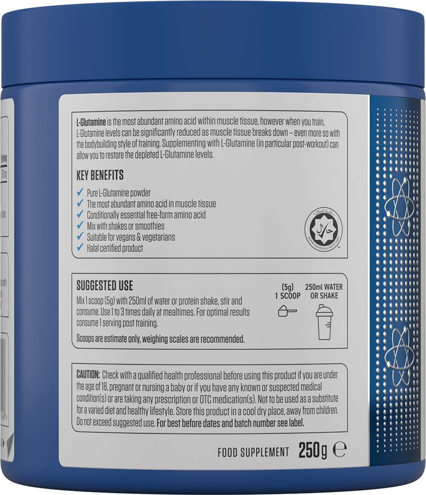 Applied Nutrition L-Glutamine Powder (250 g)