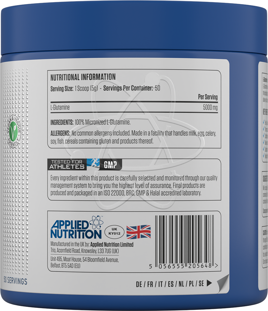 Applied Nutrition L-Glutamine Powder (250 g)