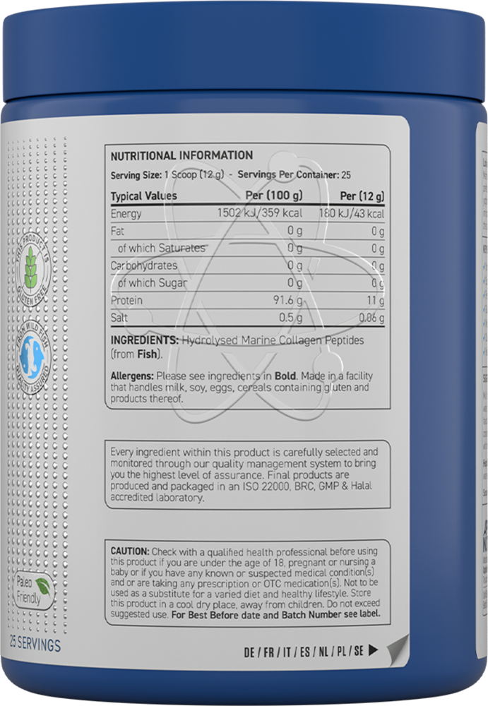 Applied Nutrition Marine Collagen Powder Unflavoured (300 g)