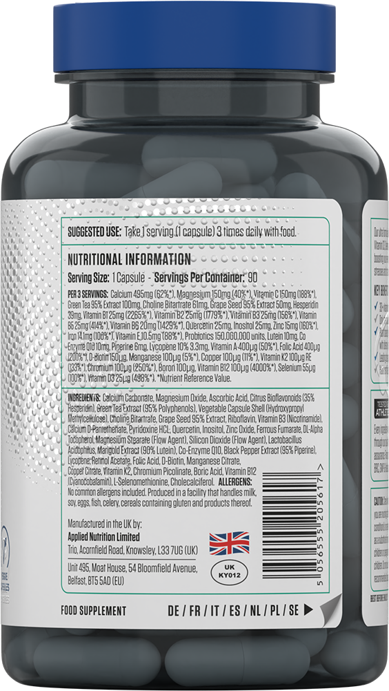 Applied Nutrition Multi-Vitamin Complex (90 tabs)