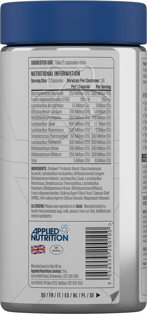 Applied Nutrition Probiotic (60 caps)