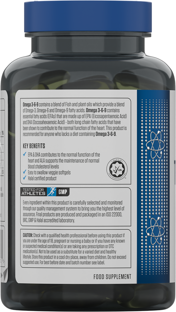 Applied Nutrition Tri-Omega 3-6-9 (100 softgels)