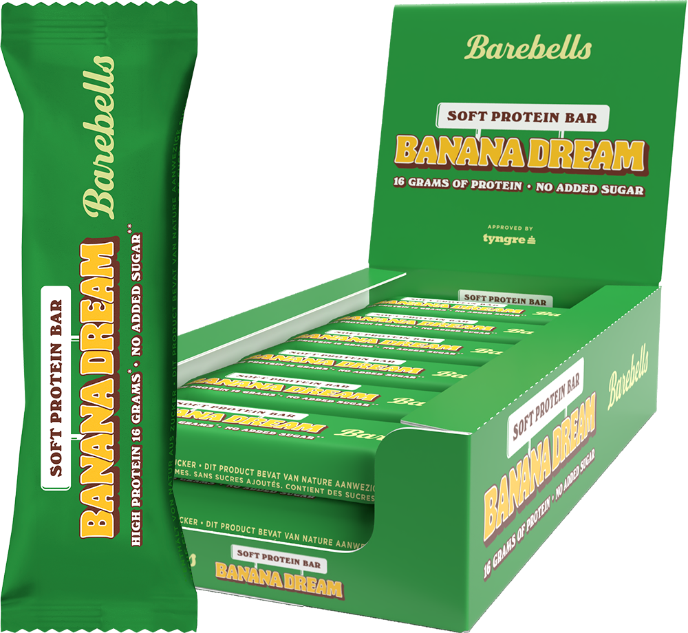 Barebells Soft Protein Bar Banana Dream (12 x 55 g)
