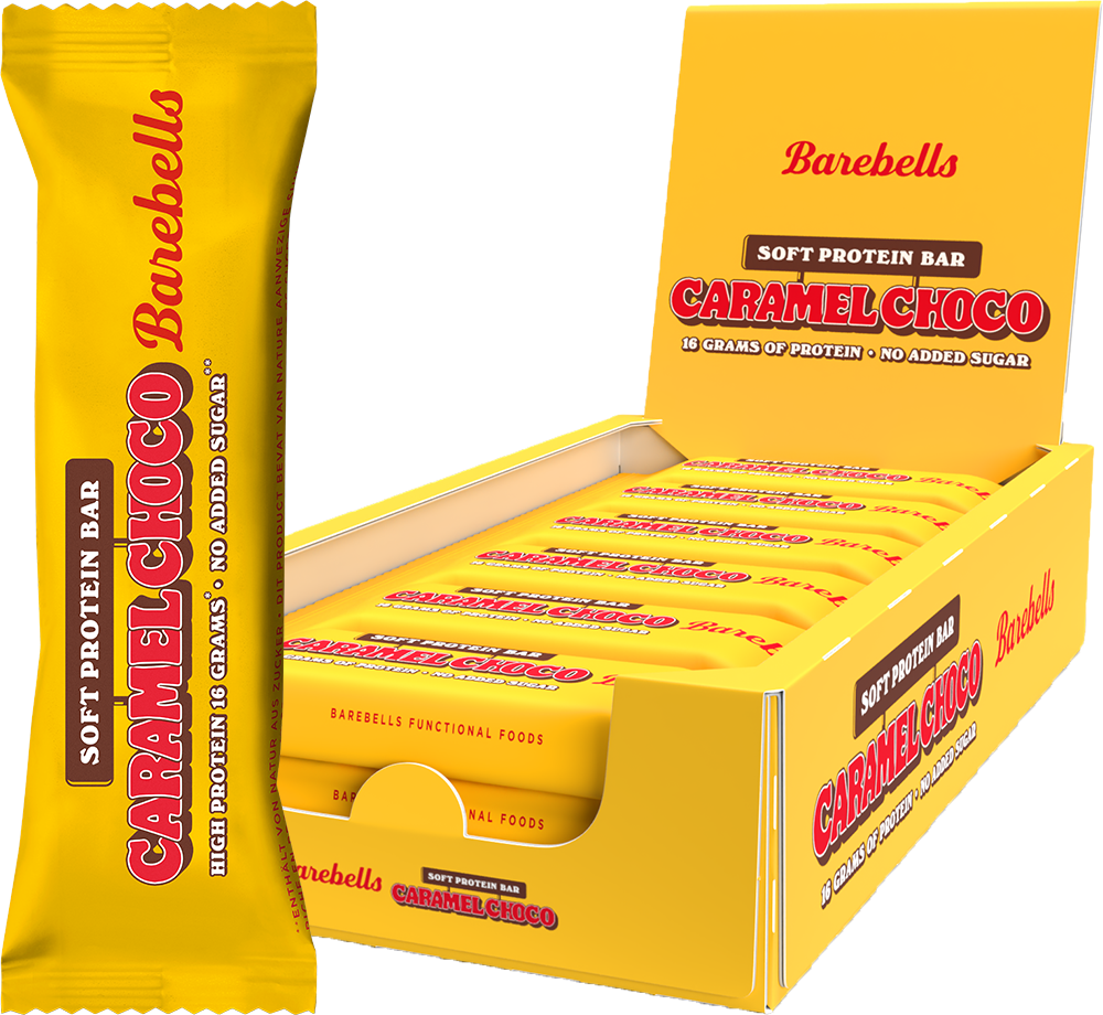 Barebells Soft Protein Bar Caramel Choco (12 x 55 g)