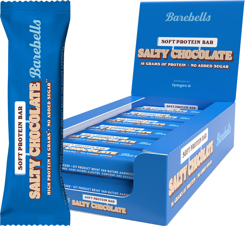 Barebells Soft Protein Bar Salty Chocolate (12 x 55 g)