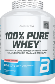BiotechUSA 100% Pure Whey Strawberry (2270 g)