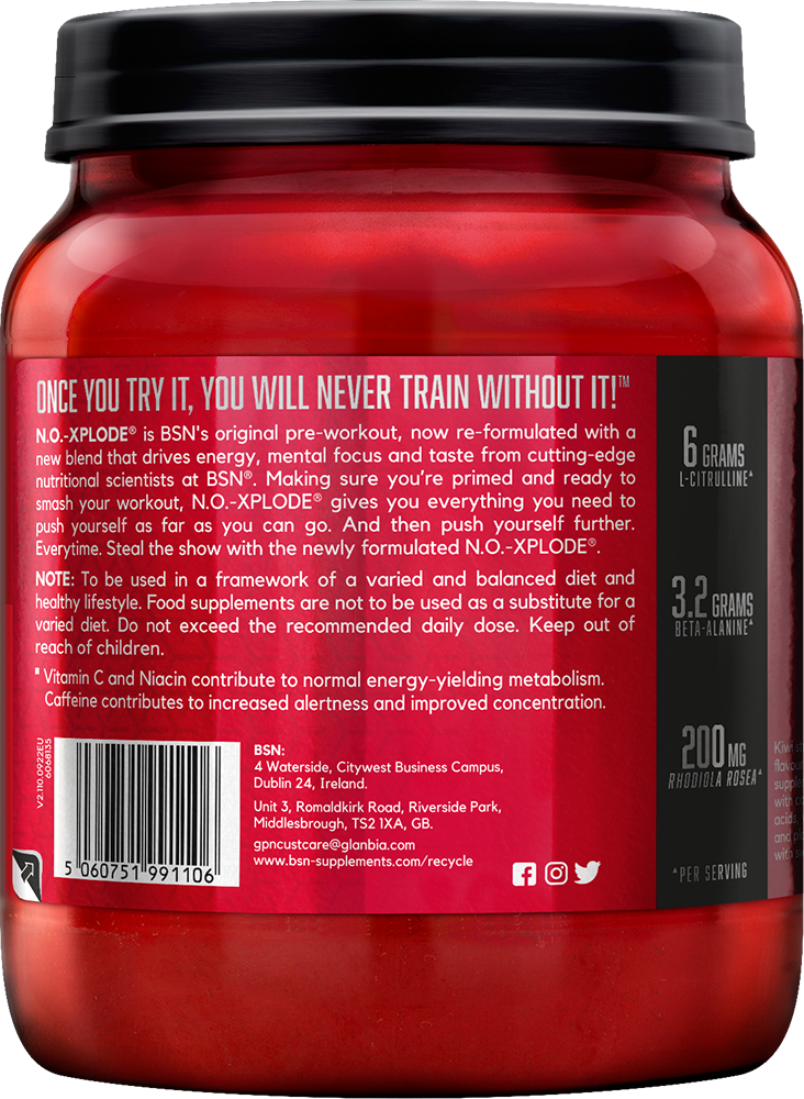 BSN N.O.-Xplode Green Burst (650 g)