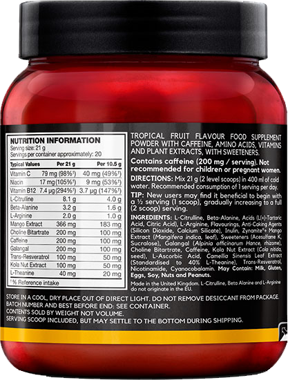 BSN N.O.-XPLODE VASO Tropical (420 g)