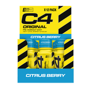 C4 Energy Shot Citrus Berry (12 x 60 ml)