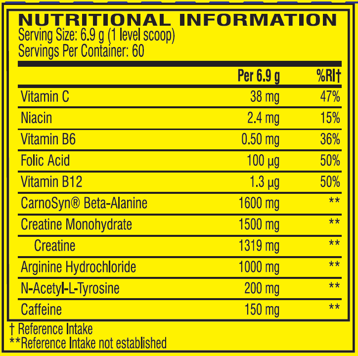 C4 Original Pre-workout Pineapple Head (60 servings)