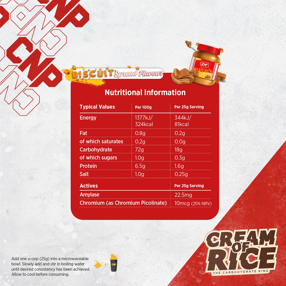 CNP Cream Of Rice Biscuit Spread (2000 g)