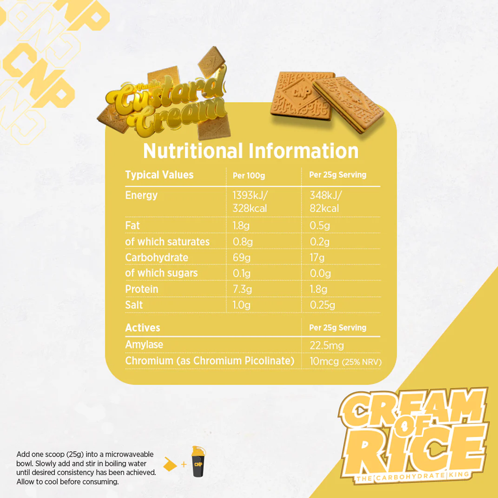 CNP Cream Of Rice Custard Cream (2000 g)