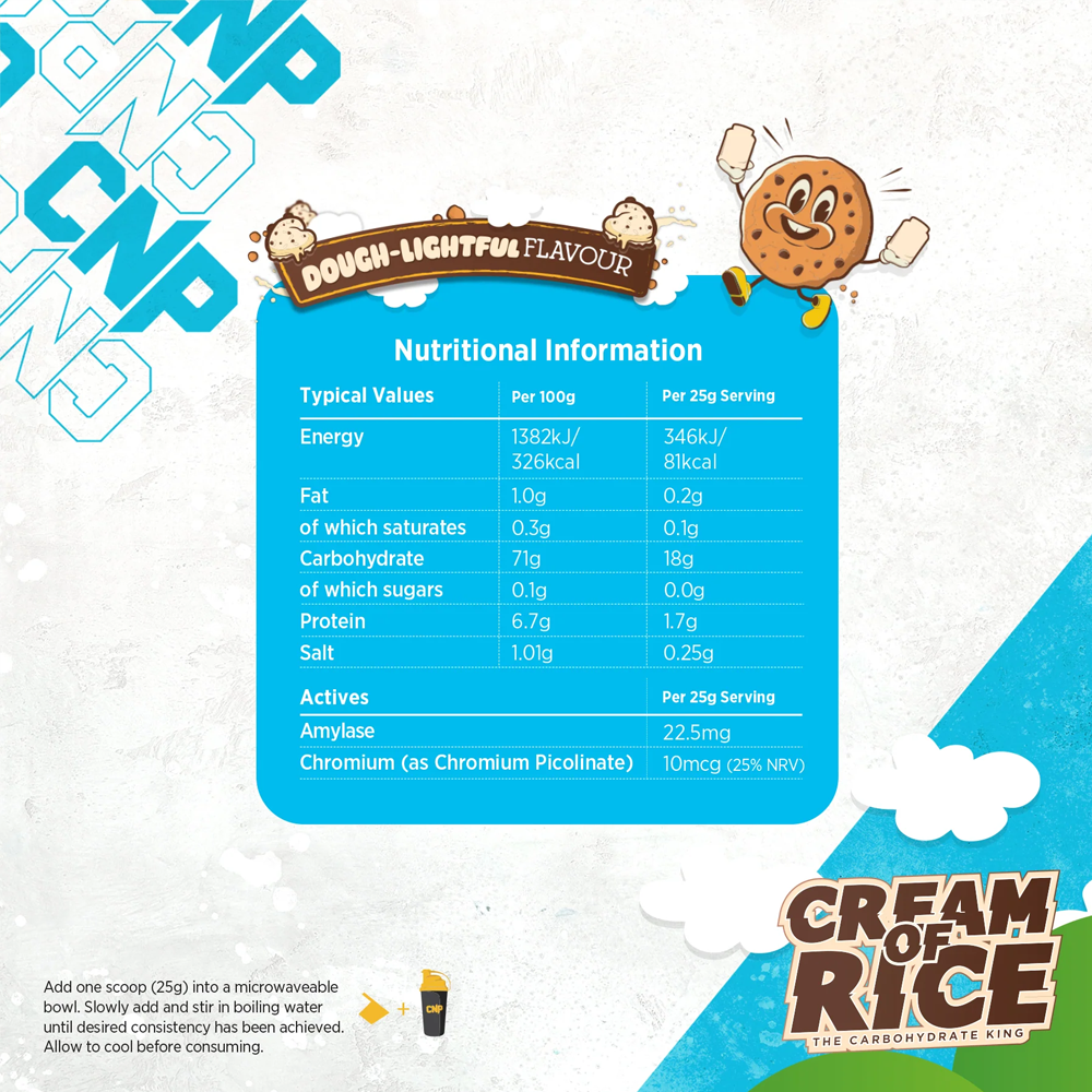 CNP Cream Of Rice Dough-Lightful (2000 g)