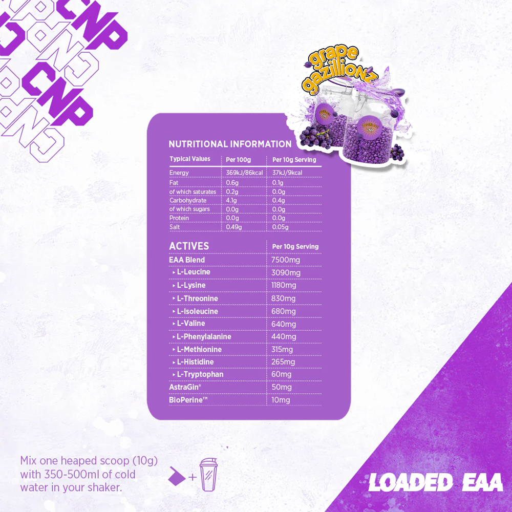 CNP Loaded EAA Grape Gazillions (300 g)