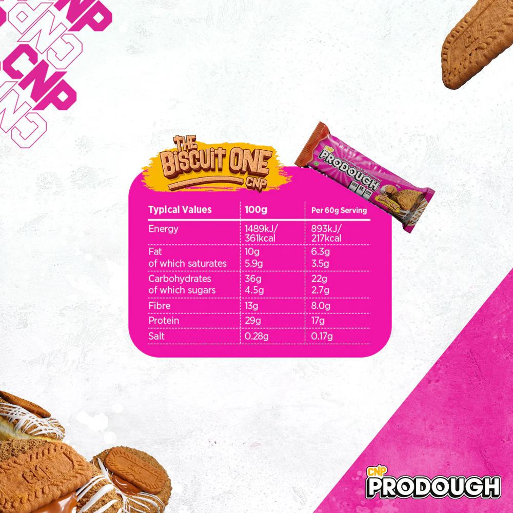 CNP ProDough Doughnut Bars The Biscuit One (12 x 60 g)
