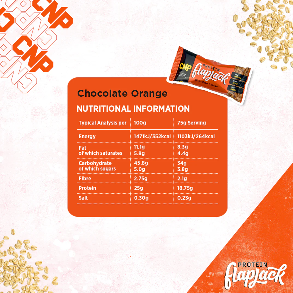 CNP Protein Flapjack Chocolate Orange (12 x 75 g)