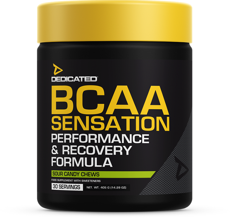 Dedicated Nutrition BCAA Sensation Sour Candy Chews (345 g)