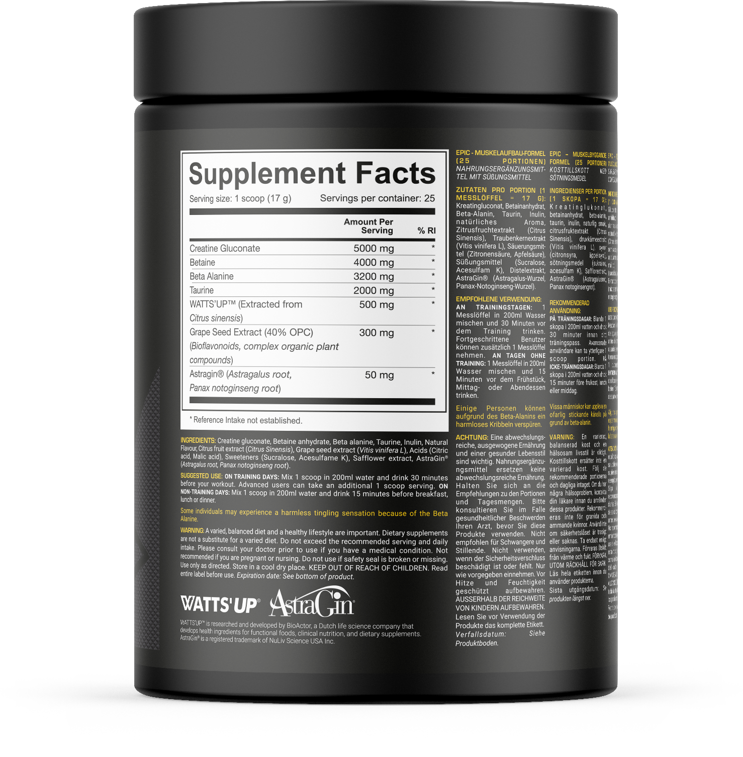 Dedicated Nutrition EPIC Lemon (425 g)
