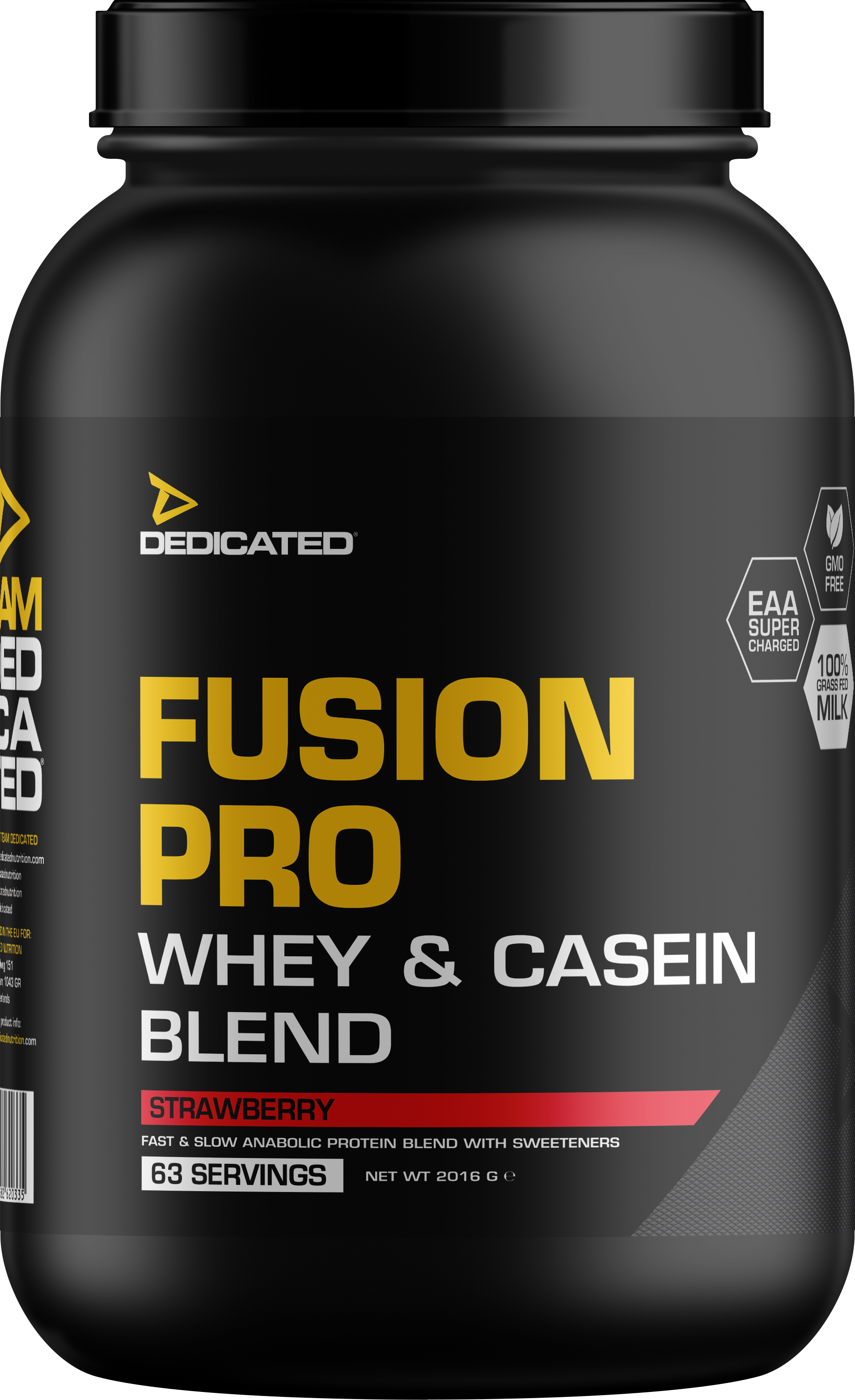 Dedicated Nutrition Fusion Pro Strawberry (2016 g)