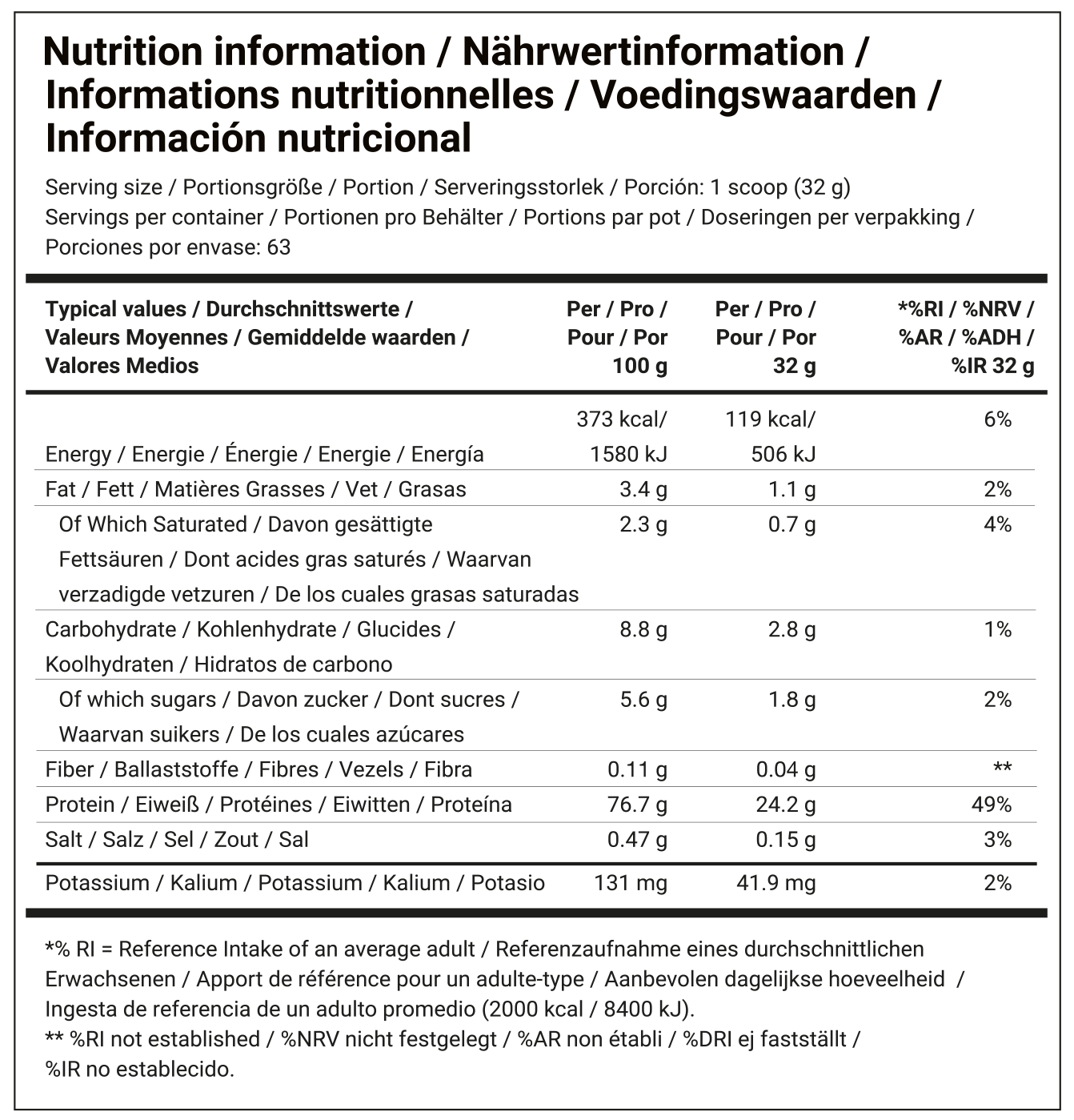 Dedicated Nutrition Fusion Pro Vanilla (2016 g)
