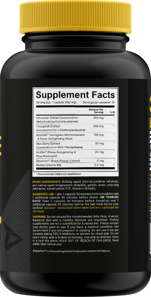 Dedicated Nutrition Genesis (50 Caps)