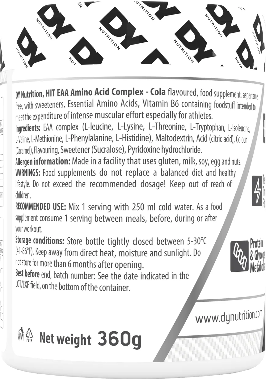 DY Nutrition HIT EAA Amino Acid Complex Bubble Gum (360 g)