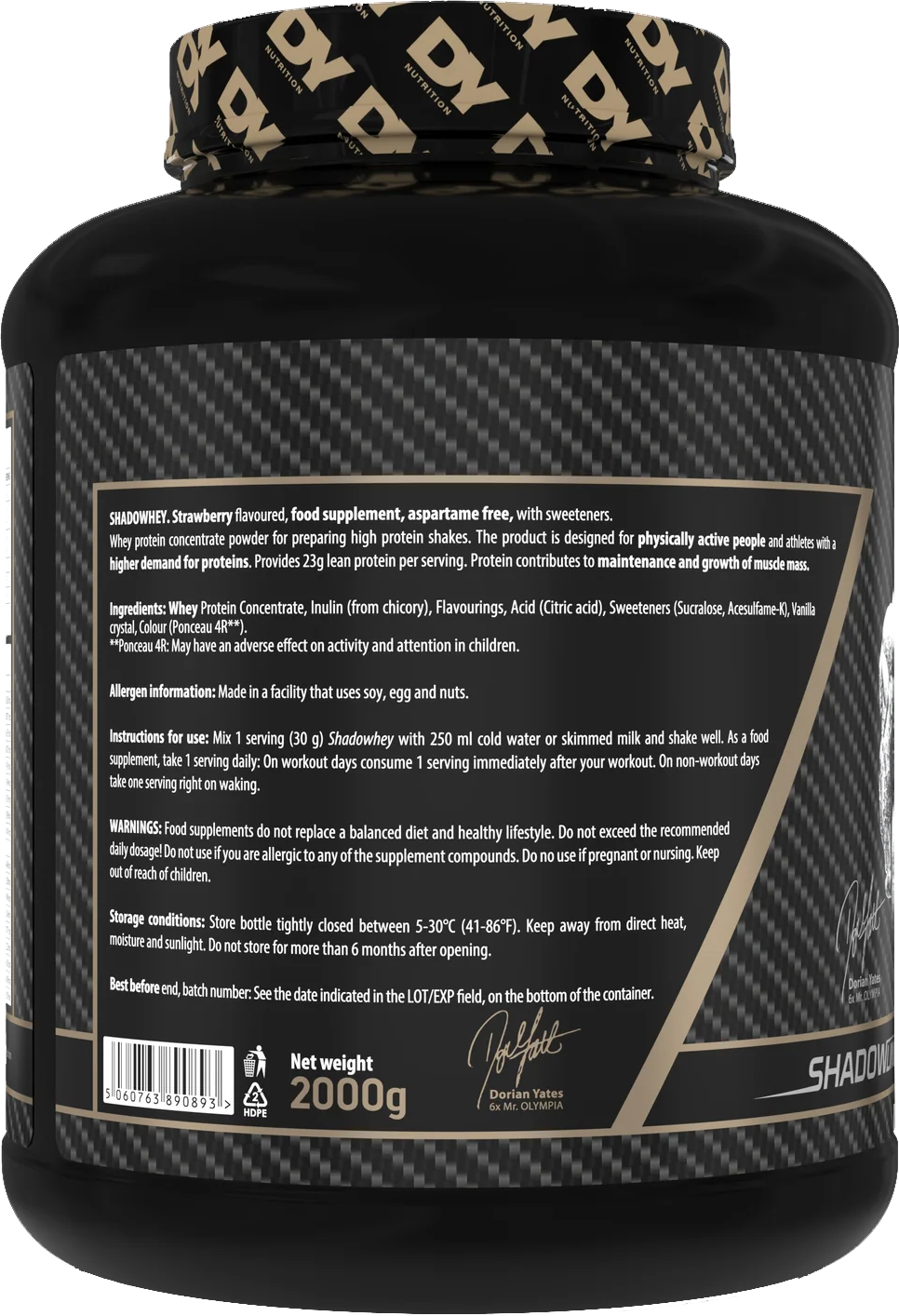 DY Nutrition Shadowhey Chocolate (2000 g)