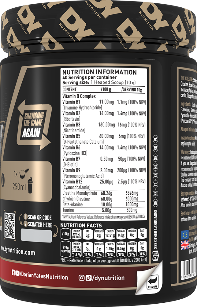 DY Nutrition The Creatine Strawberry (400 g)