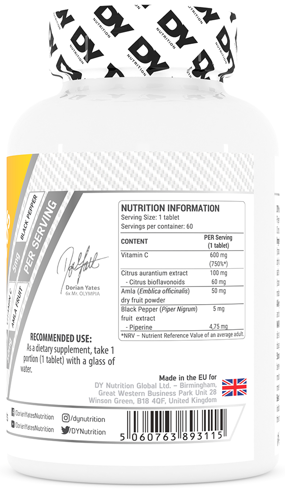 DY Nutrition Vitamin C Plus (60 tabs)