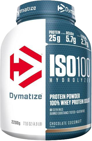 Dymatize ISO 100 Hydrolyzed Chocolate Coconut (2200 g)