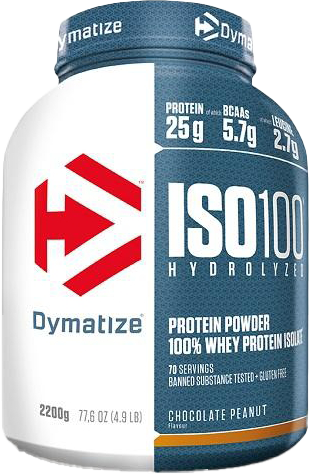 Dymatize ISO 100 Hydrolyzed Chocolate Peanut (2200 g)