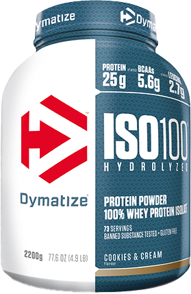 Dymatize ISO 100 Hydrolyzed Cookies & Cream (2200 g)