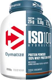 Dymatize ISO 100 Hydrolyzed Fudge Brownie (2200 g)