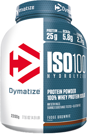 Dymatize ISO 100 Hydrolyzed Fudge Brownie (2200 g)