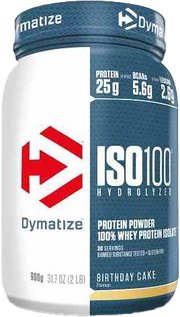 Dymatize ISO 100 Hydrolyzed Birthday Cake (900 g)