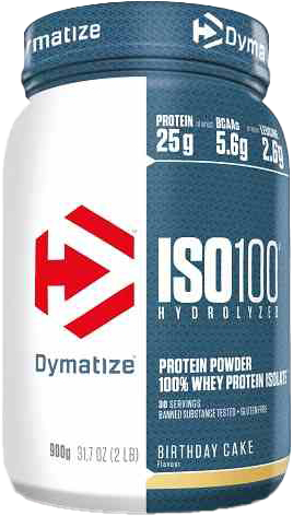 Dymatize ISO 100 Hydrolyzed Birthday Cake (900 g)