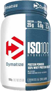 Dymatize ISO 100 Hydrolyzed Cookies & Cream (900 g)