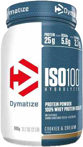 Dymatize ISO 100 Hydrolyzed Cookies & Cream (900 g)