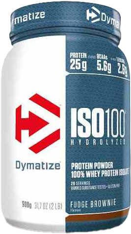 Dymatize ISO 100 Hydrolyzed Fudge Brownie (900 g)