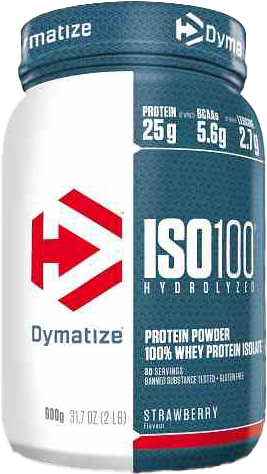 Dymatize ISO 100 Hydrolyzed Strawberry Blast (900 g)