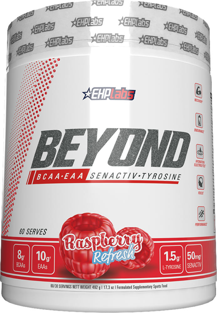 EHP Labs Beyond BCAA+EAA Intra-Workout Raspberry Refresh (60 servings)