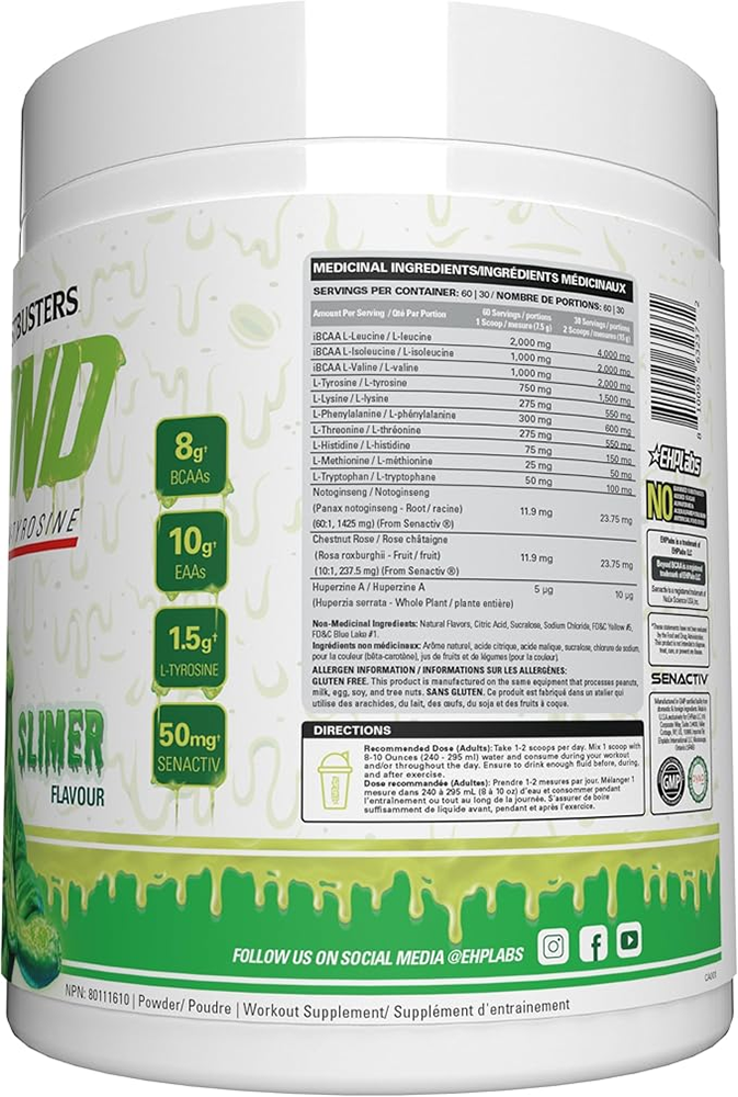 EHP Labs Beyond BCAA+EAA Intra-Workout Slimer Lime (60 servings)