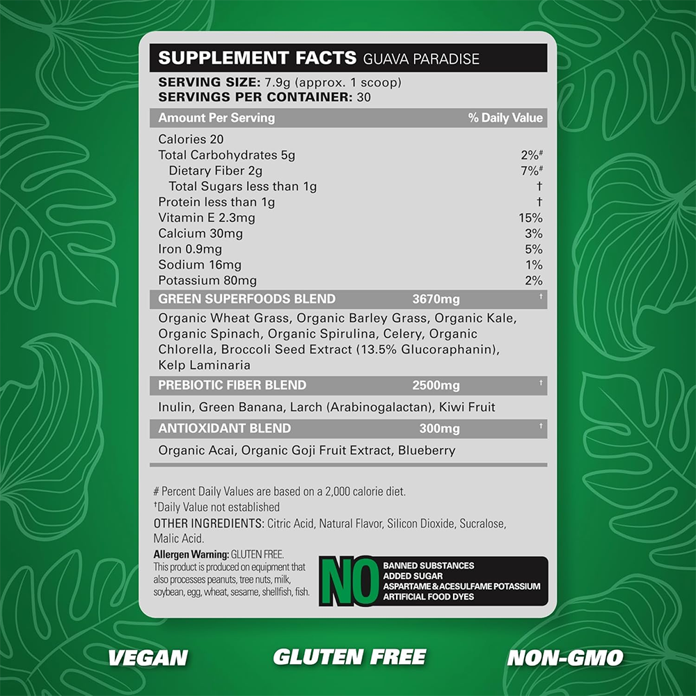 EHP Labs OxyGreens Guava Paradise (30 servings)