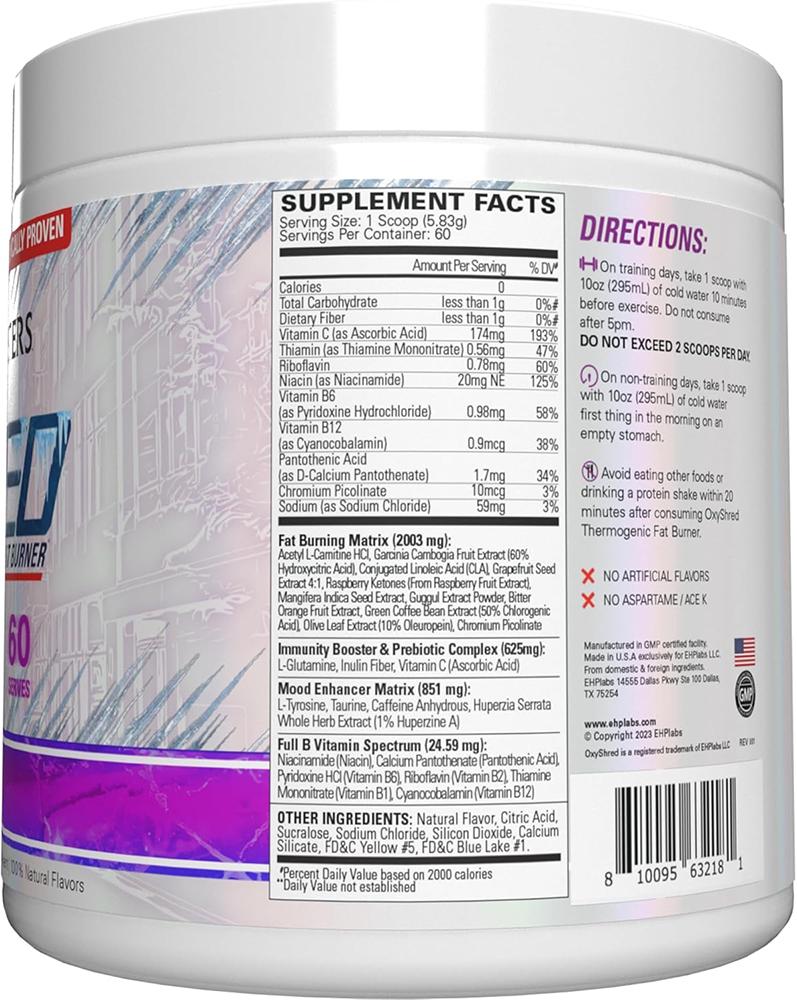 EHP Labs OxyShred Ecto Freeze (60 servings)