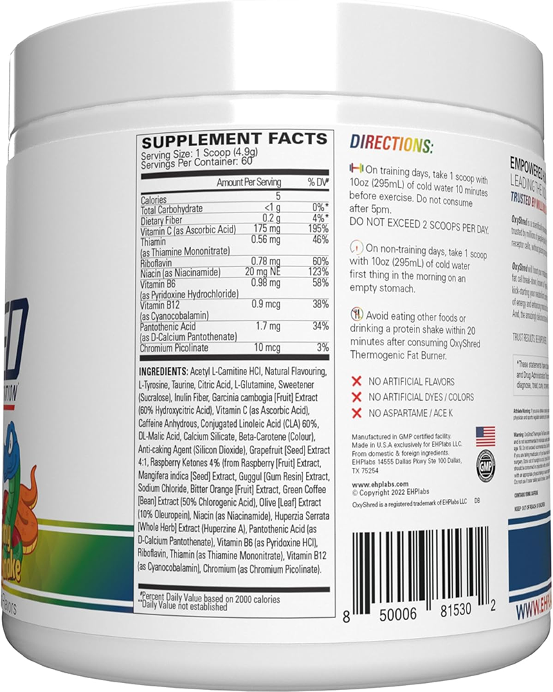 EHP Labs OxyShred Gummy Snake (60 servings)