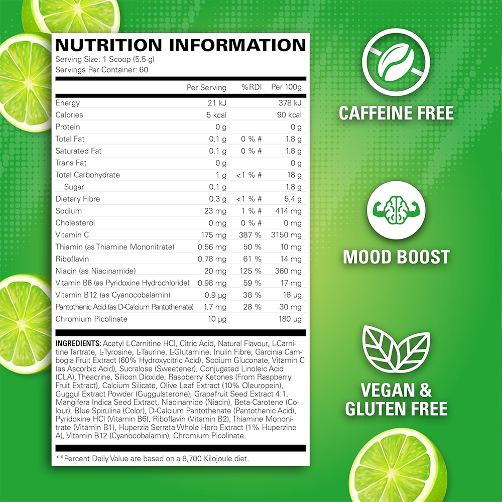 EHP Labs OxyShred Non-Stim Mojito (60 servings)