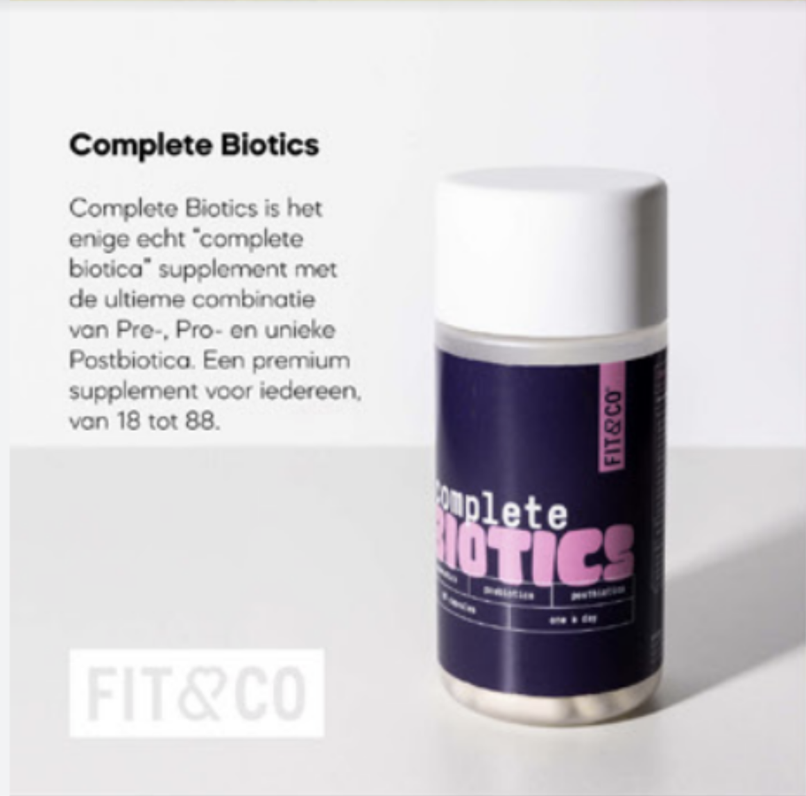 Fit & Co Complete Biotics (60 caps)